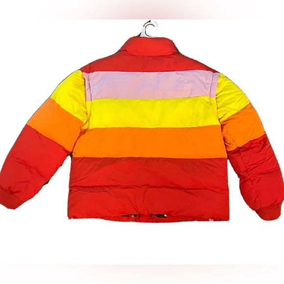 LEGO Collection Ladies Color Block Puffer Jacket/Vest Colorful Women's XS S M L - Picture 2 of 6